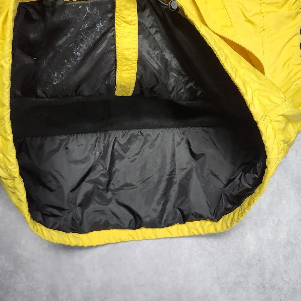 VTG Columbia Mens‎ Jacket size Large Yellow Zip Up Front Insulated Fleece Lined